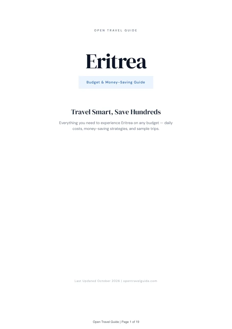 Eritrea Budget & Money-Saving Guide: Cover