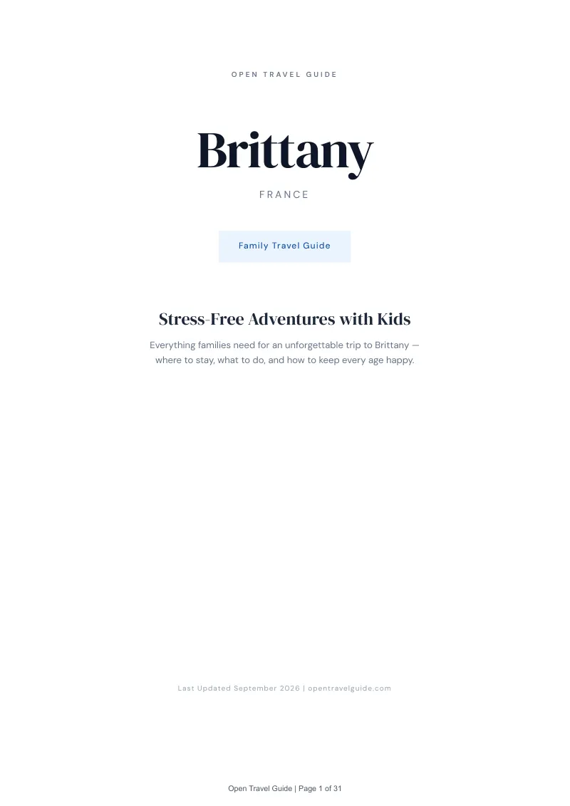 Brittany Complete Travel Bundle: Family guide · Cover