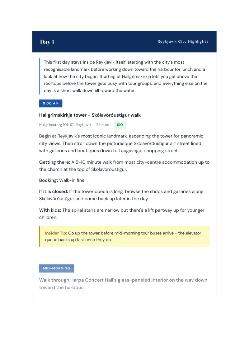 Capital Region Complete Travel Bundle: 3-day itinerary · Day 1