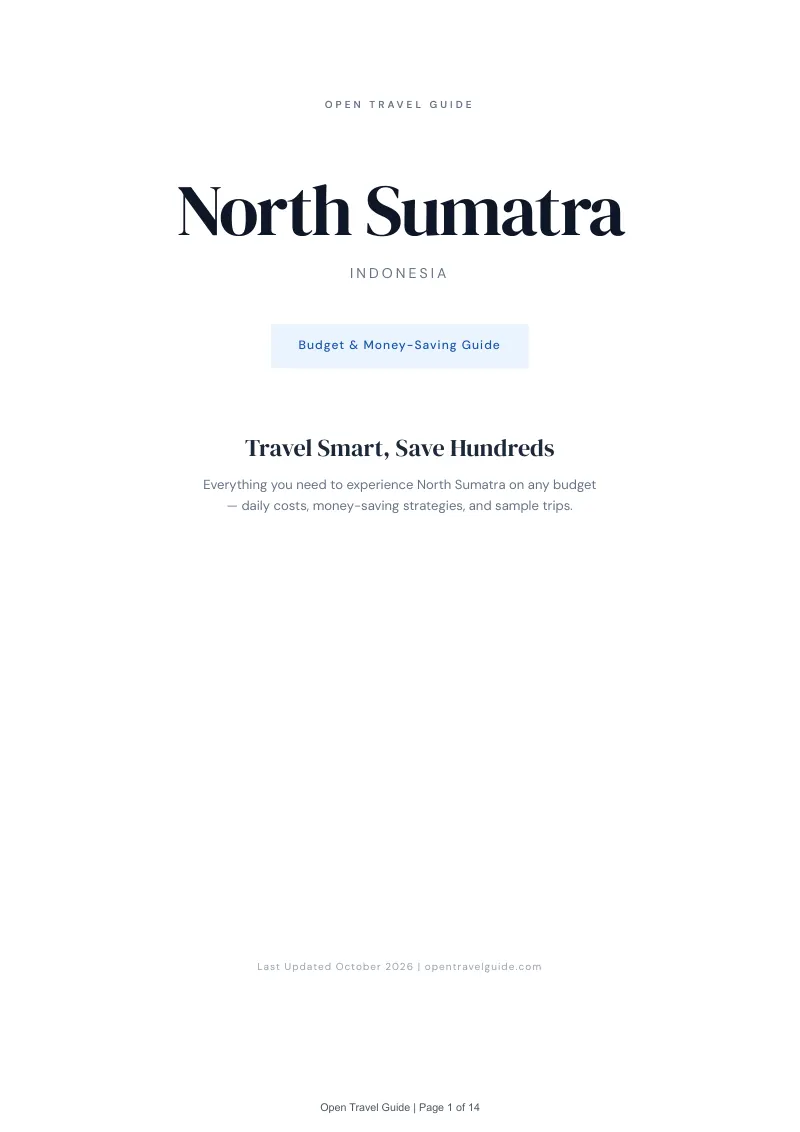 North Sumatra Budget & Money-Saving Guide: Cover