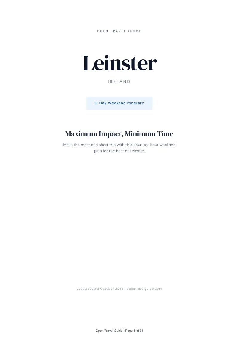 Leinster 3-Day Weekend Itinerary: Cover