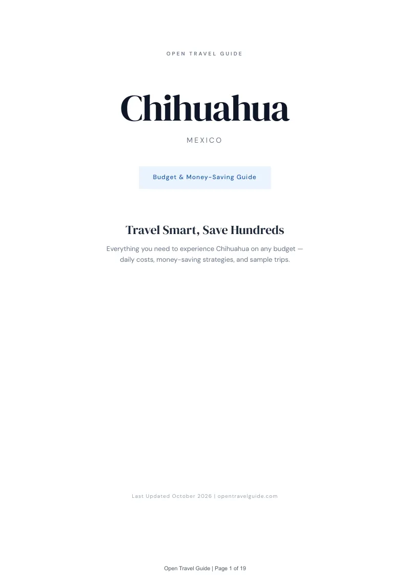 Chihuahua Budget & Money-Saving Guide: Cover