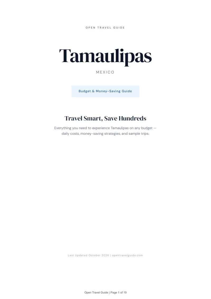 Tamaulipas Budget & Money-Saving Guide: Cover