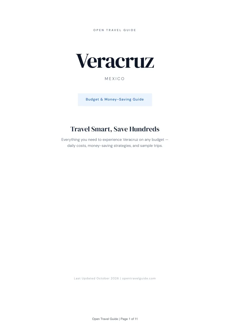 Veracruz Budget & Money-Saving Guide: Cover