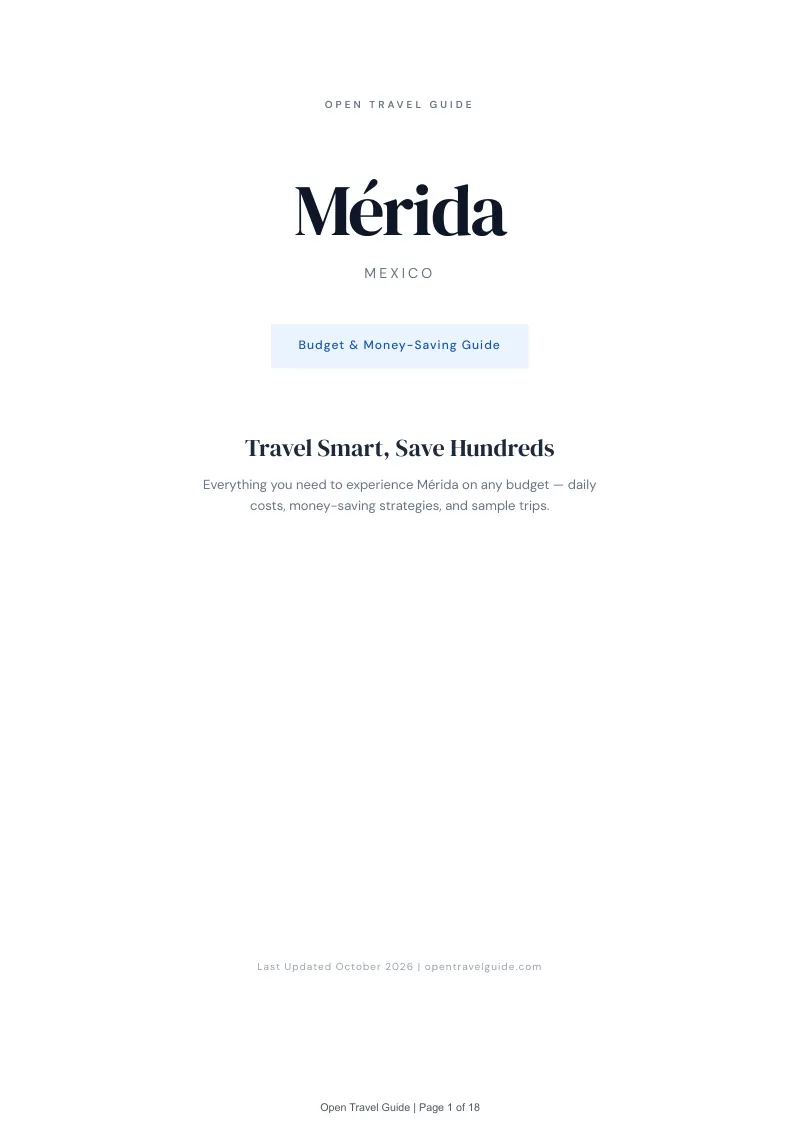 Merida Budget & Money-Saving Guide: Cover