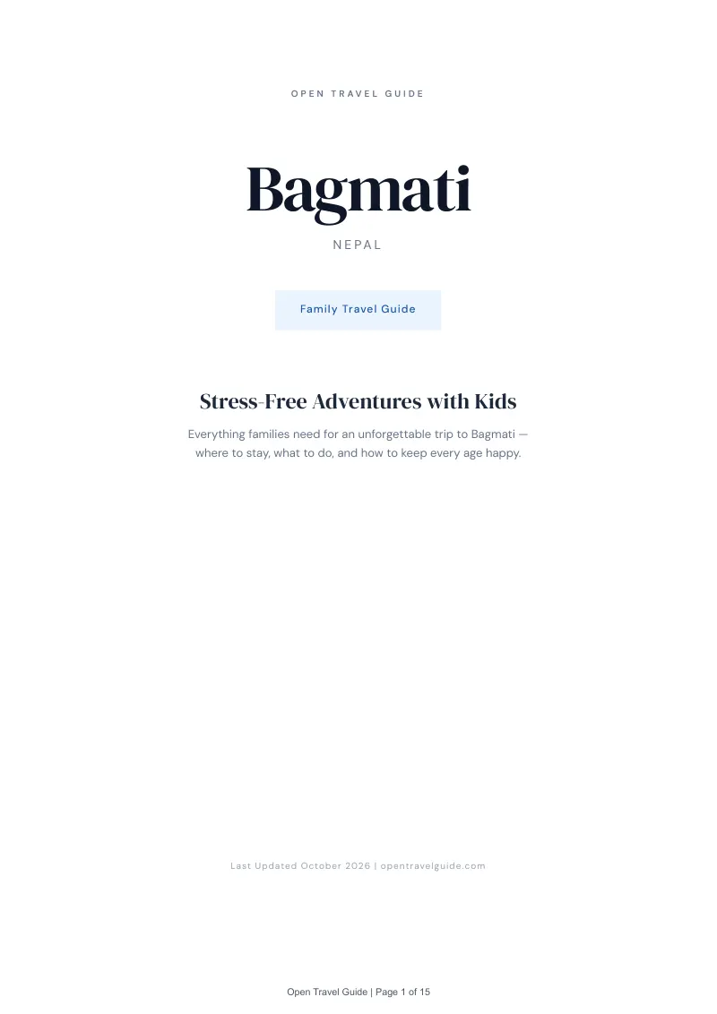 Bagmati Family Travel Guide: Cover