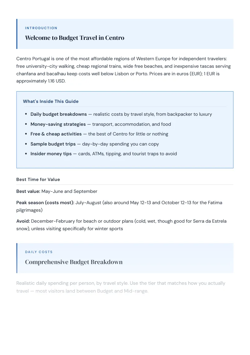 Centro Budget & Money-Saving Guide: Comprehensive Budget Breakdown