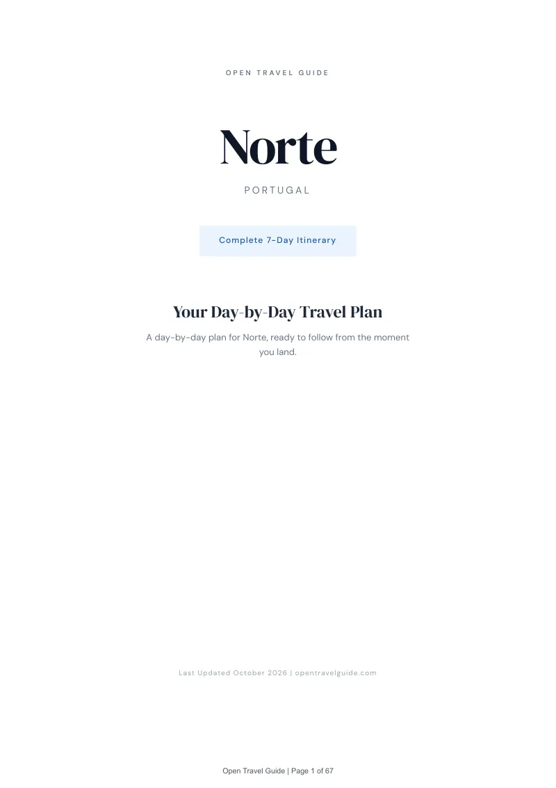 Norte 7-Day Itinerary: Cover