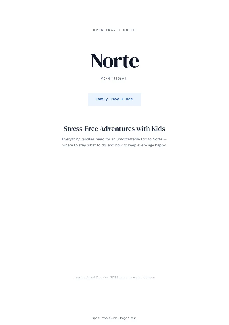 Norte Family Travel Guide: Cover