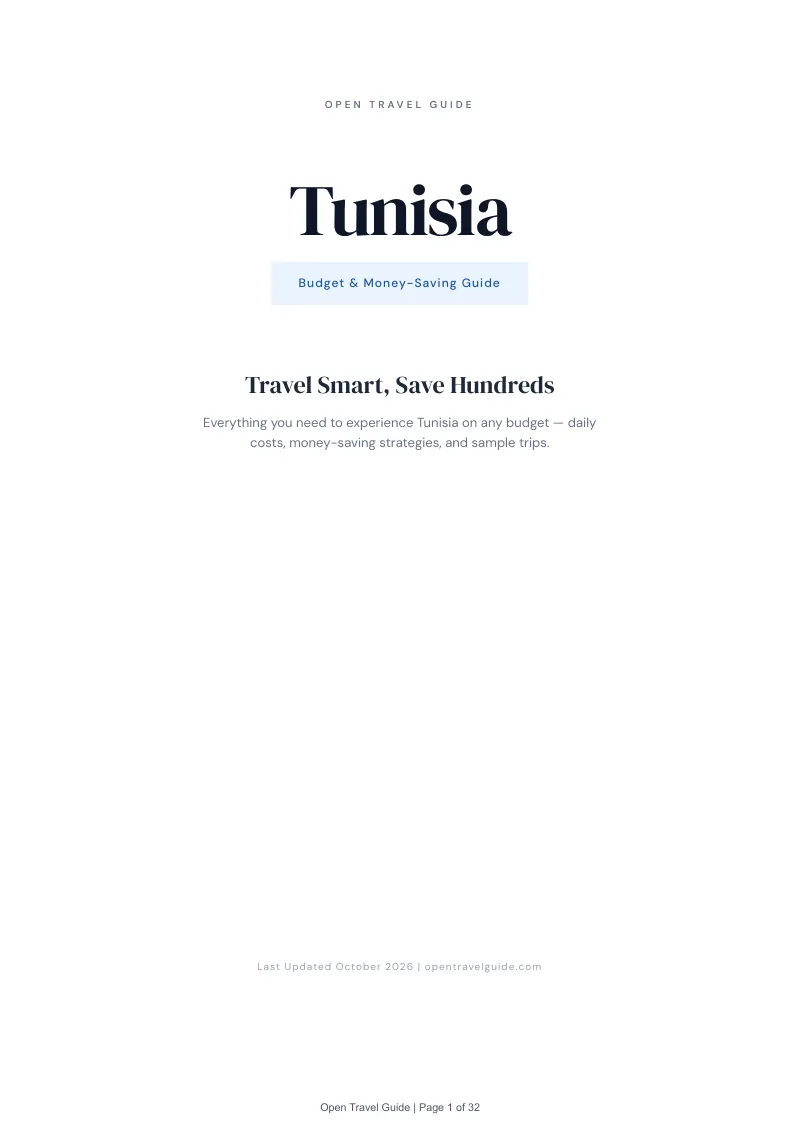 Tunisia Budget & Money-Saving Guide: Cover