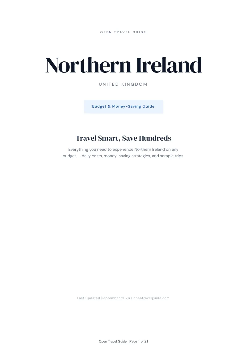 Northern Ireland Complete Travel Bundle: Budget guide · Cover