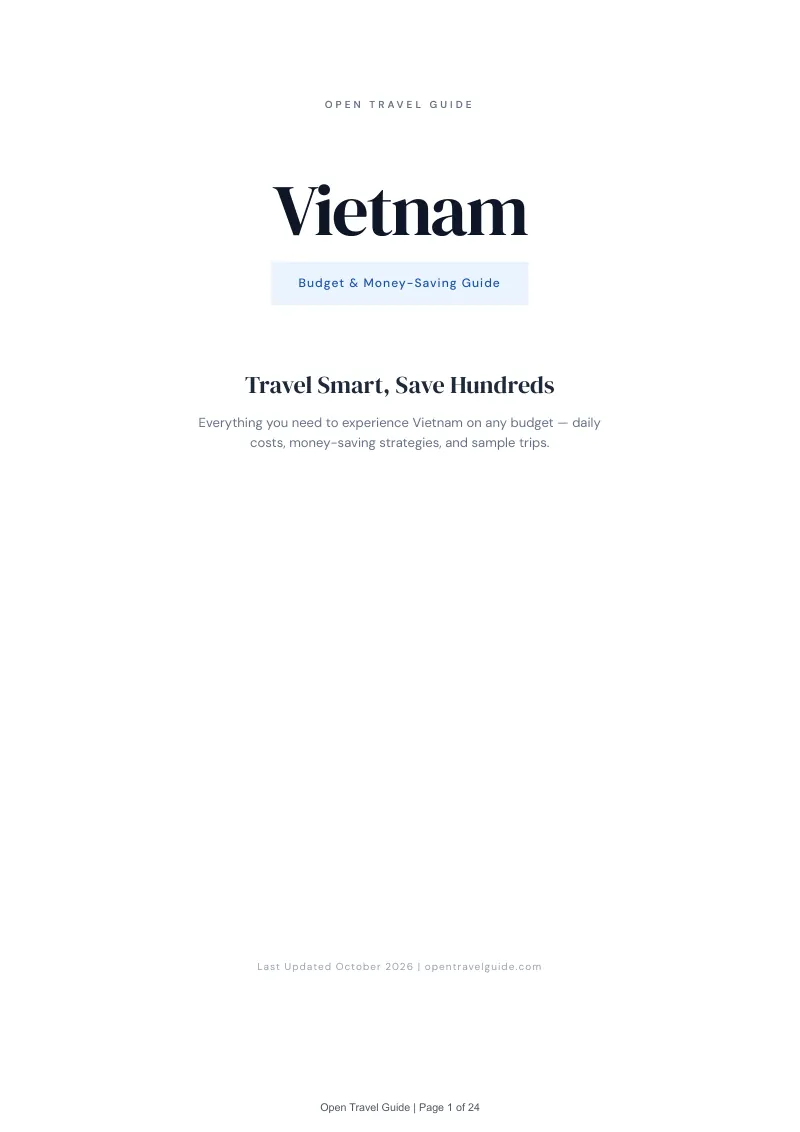 Vietnam Budget & Money-Saving Guide: Cover